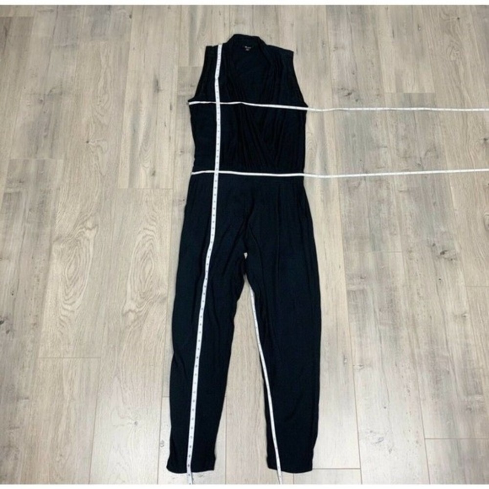 Ella Moss Stella Black Pocket Tank Jumpsuit Size Large - Picture 13 of 13